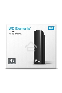 Внешний Жесткий диск WD Original USB 3.0 4Tb WDBWLG0040HBK-EESN Elements Desktop 3.5