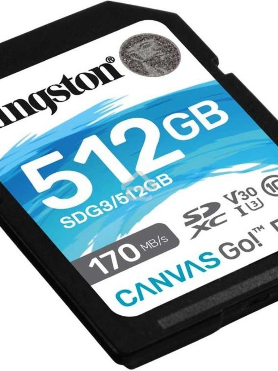 Флеш карта SD 512GB Kingston SDXC Class 10 UHS-I U3 V30 Canvas Go Plus 170MB/s