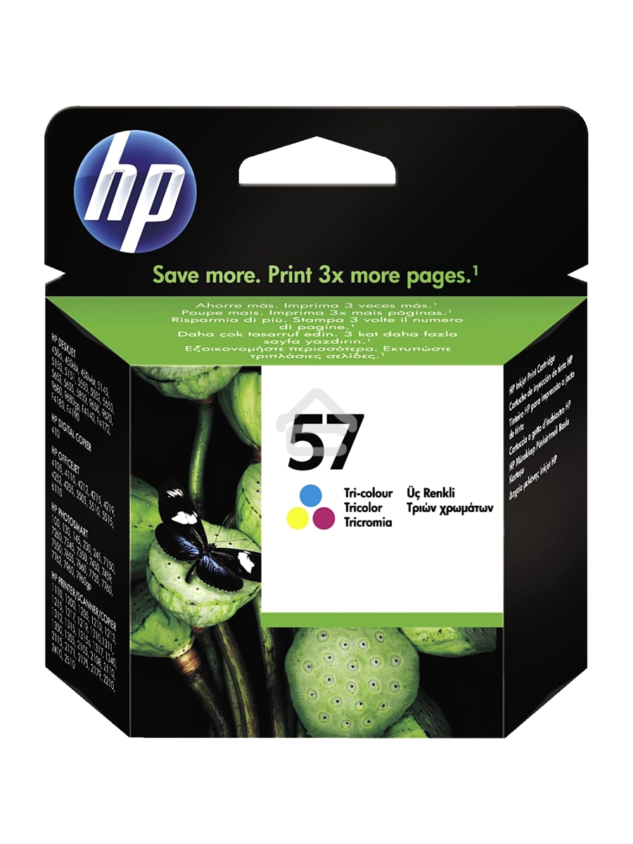 Картридж струйный HP №57 C6657AE многоцветный для HP DJ5550/450/PS 100/130/230/7150/7350/7550 (500стр.)
