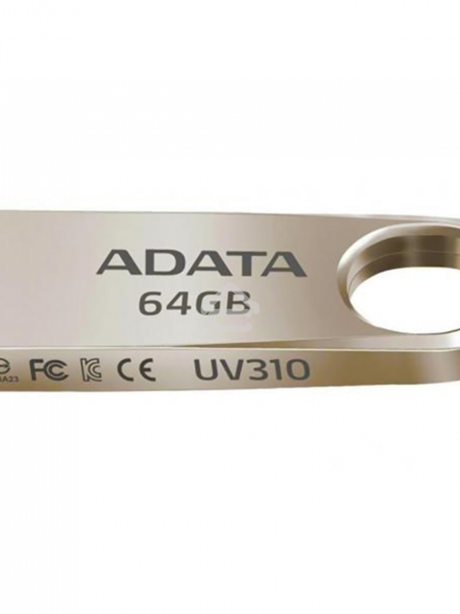 Флеш диск 64GB ADATA UV210, USB 2.0, Металлич. Серебро