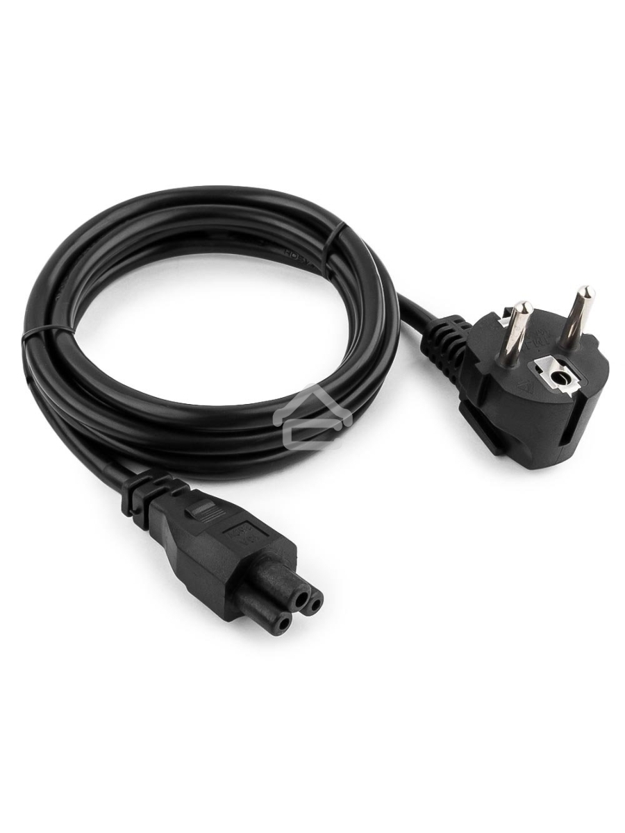 Кабель Кабель питания для ноутбуков Gembird/Cablexpert, 3м, Schuko- C5, 10А (PC-186-ML12-3M)