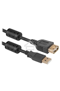 Кабель Defender PRO USB 2.0 кабель удлинительный 1.8м AM/AF , зол.конт, 2фер.фил.