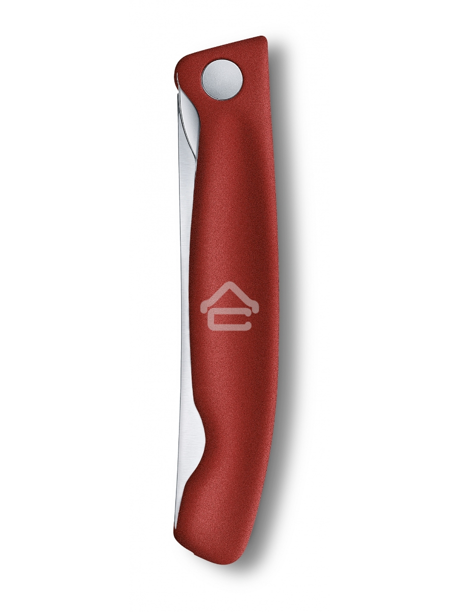 Нож кухонный Victorinox Swiss Classic (6.7831.FB) стальной столовый лезв.110мм серрейт. заточка красный блистер