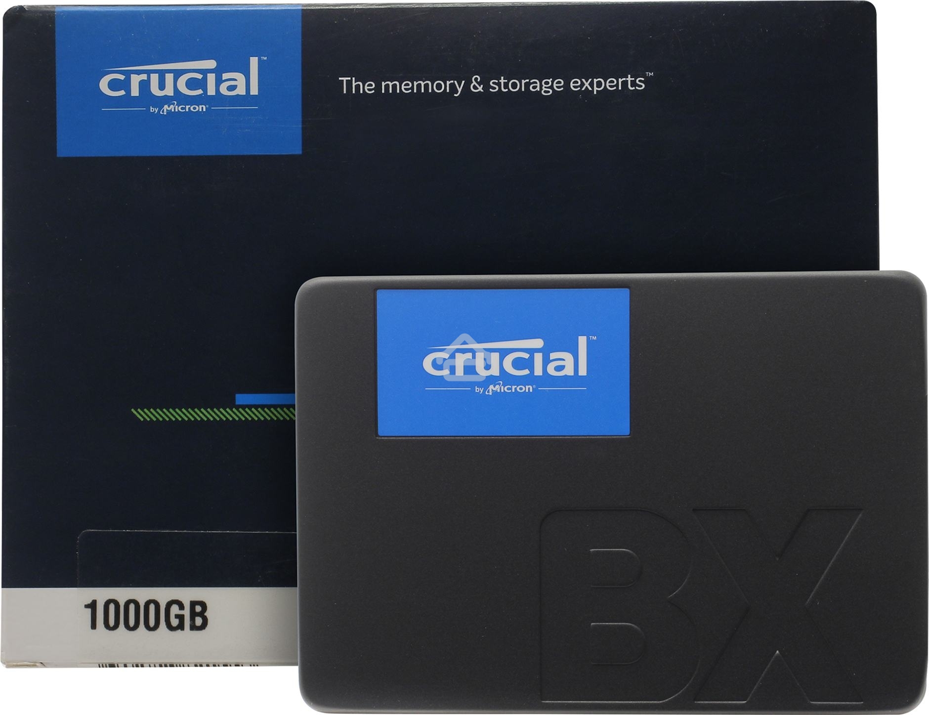 Накопитель SSD Crucial BX500, 1Tb, SATA III, 2.5