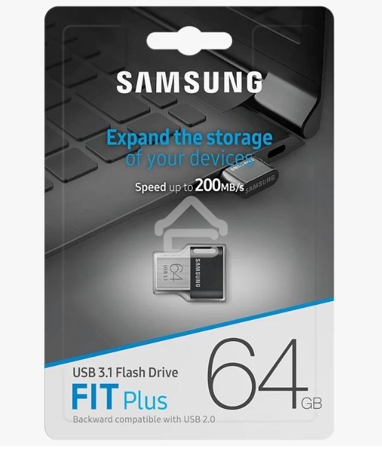 Флешка USB R/W  64GB Samsung FIT Plus, USB 3.1, 300 MB/s