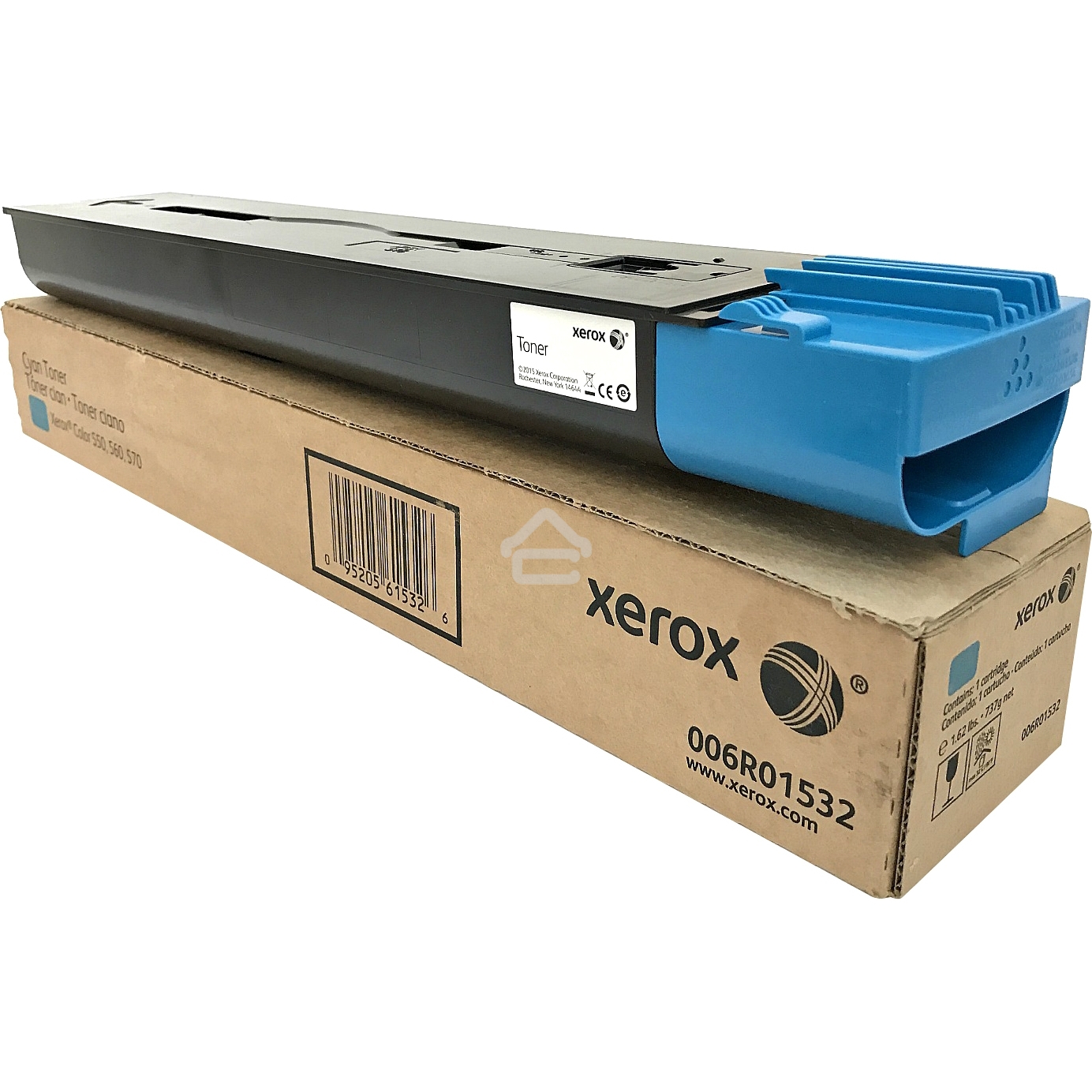 Картридж лазерный Xerox 006R01532 голубой для Colour 550/560 34000 отпечатков