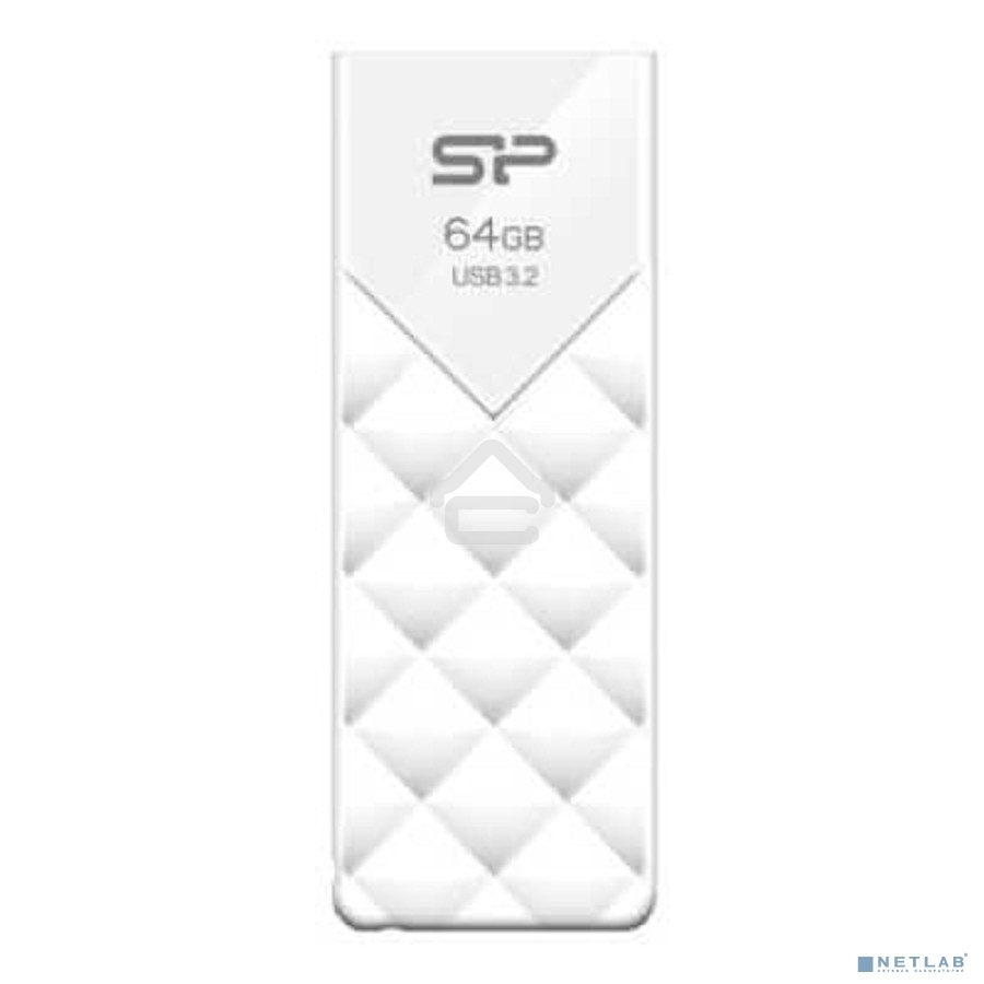 Флешка USB R/W 64Gb Silicon Power Blaze B03, USB 3.2, белый
