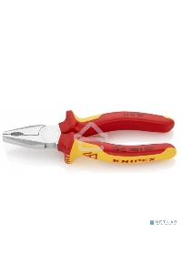 Пассатижи KNIPEX 0306160 1000V  160мм электротехнический. сталь инструментальная, закаленная