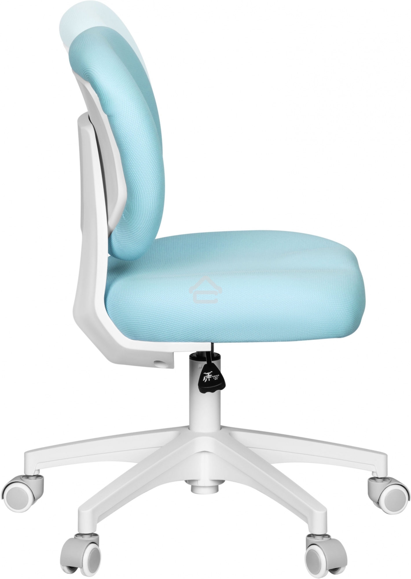 Кресло детское Cactus CS-CHR-3594BL голубой, крестов. пластик белый