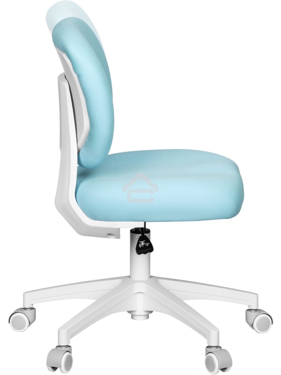 Кресло детское Cactus CS-CHR-3594BL голубой, крестов. пластик белый