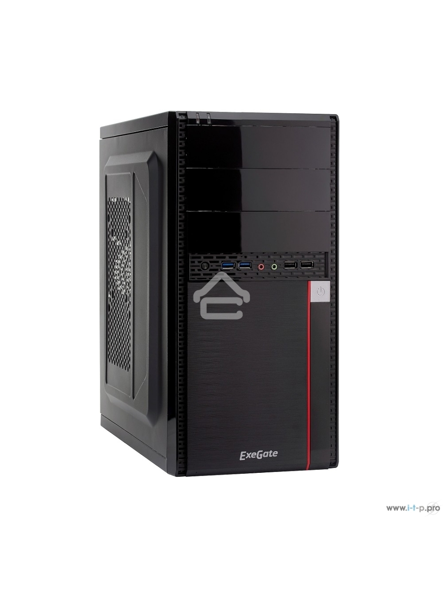 Компьютерный корпус Exegate EX277439RUS Minitower MA-371X Black, mATX <без БП>