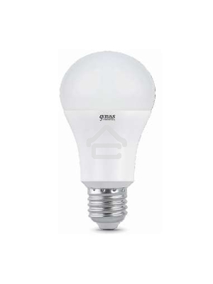 Лампа GAUSS LED Elementary 23215  A60 15W E27 2700K 1/10/40 груша