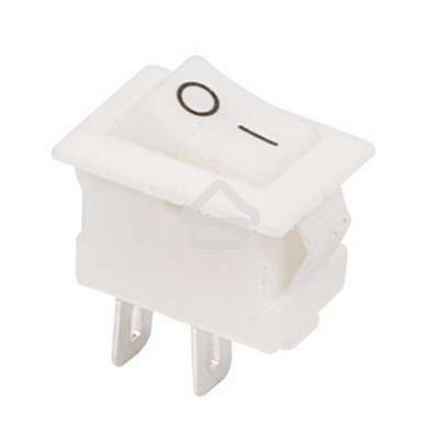 Выключатель клавишный Rexant 250V 3А (2с) ON-OFF белый Micro