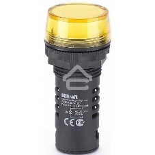 Лампа коммутационный ADDS ?22 мм LED жел. 220В AC/DC ЛK-22 DEKraft Лампа комм. ADDS ?22 мм LED жел. 220В AC/DC ЛK-22 DEKraft