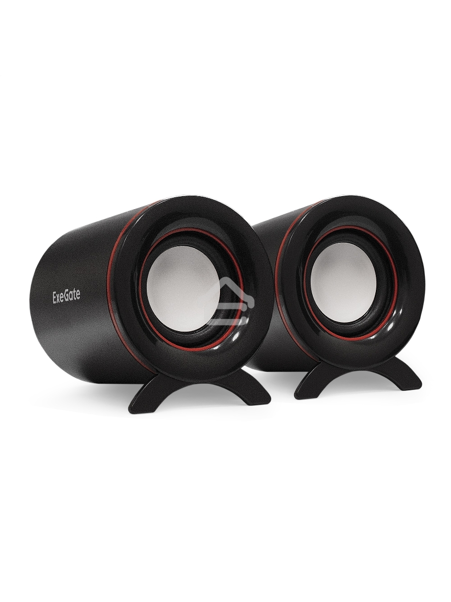 Акустическая система 2.0 ExeGate EX287051RUS Disco 150 (питание USB, 2х5Вт (10Вт RMS), 100-20000Гц, черный)