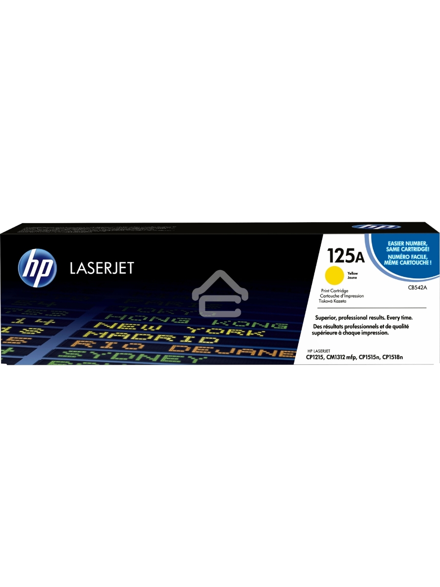Картридж лазерный HP CB542A желтый LJ P1215/1515 (1400стр.)