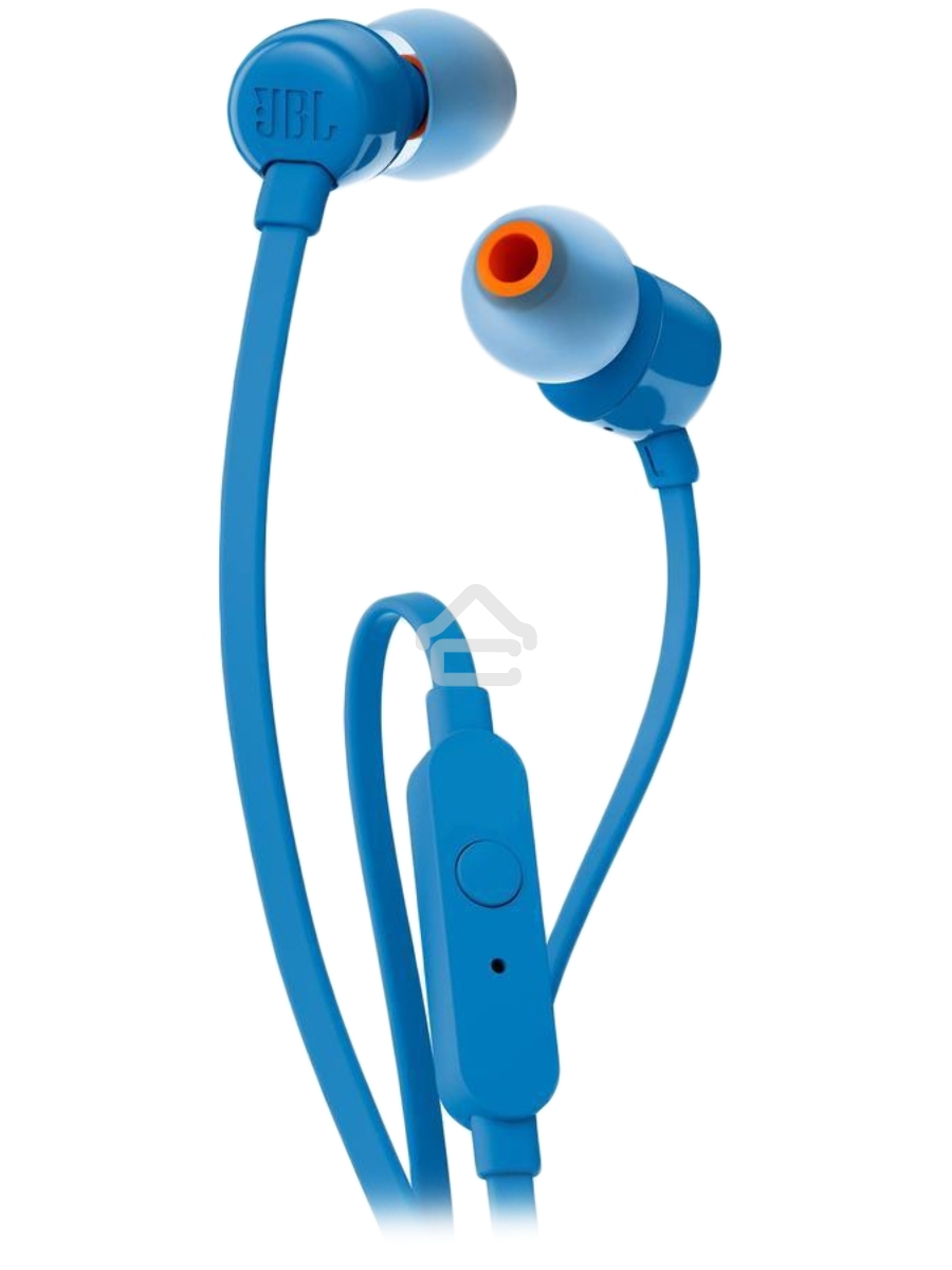 Наушники JBL Tune 110, 3.5 мм, внутриканальные, синий