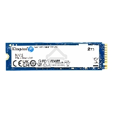 Накопитель SSD Kingston NV3, 2000Gb, M.2 2280, PCIe 4.0 x4, NVMe, R/W 6000/5000
