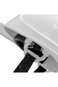 Каска защитная ударопрочная, ABS/PC, плавная регулировка, модель «Форвард» (К-05),белая Denzel