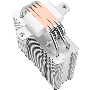 Кулер для процессора Thermalright Assassin X Refined SE ARGB 120 (4-pin PWM, 148mm, Ni/CU, 4x6mm, ARGB, 1x120mm, 66.17CFM, 25.6dBA, 1550RPM, S: 1700, 1200, 115X, AM5, AM4)