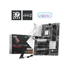 Материнская плата MSI PRO B840-P WIFI, Socket AM5, AMD B840, 4xDDR5, 4xSATA, 2xM.2, 1xPCI-E 4.0 x16, 1xPCI-E 3.0 x4, 3xPCI-E 3.0 x1, 1xHDMI, 1x 2.5Gb LAN, 4xUSB-A 2.0, 2xUSB-A 5Gbps, 1xUSB-C 5Gbps, 1xUSB-A 10Gbps, 1xUSB-C 10Gbps, 3x3.5 мм, 7.1, ATX