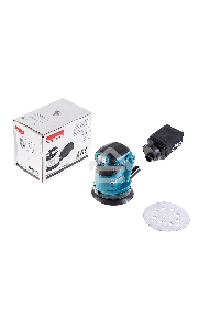 Машинка эксцентриковая MAKITA DBO180Z  18В LiIon ф125мм 7000/9500/11000об/мин ампл.2.8мм 1.7кг