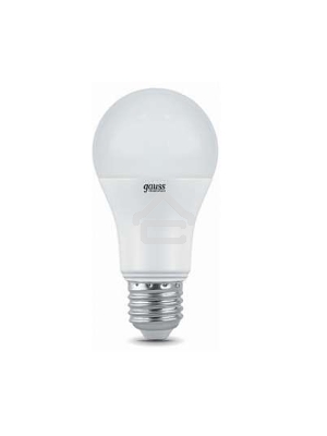 Лампа GAUSS LED Elementary 23239  A60 20W E27 6500K 1/10/40 груша