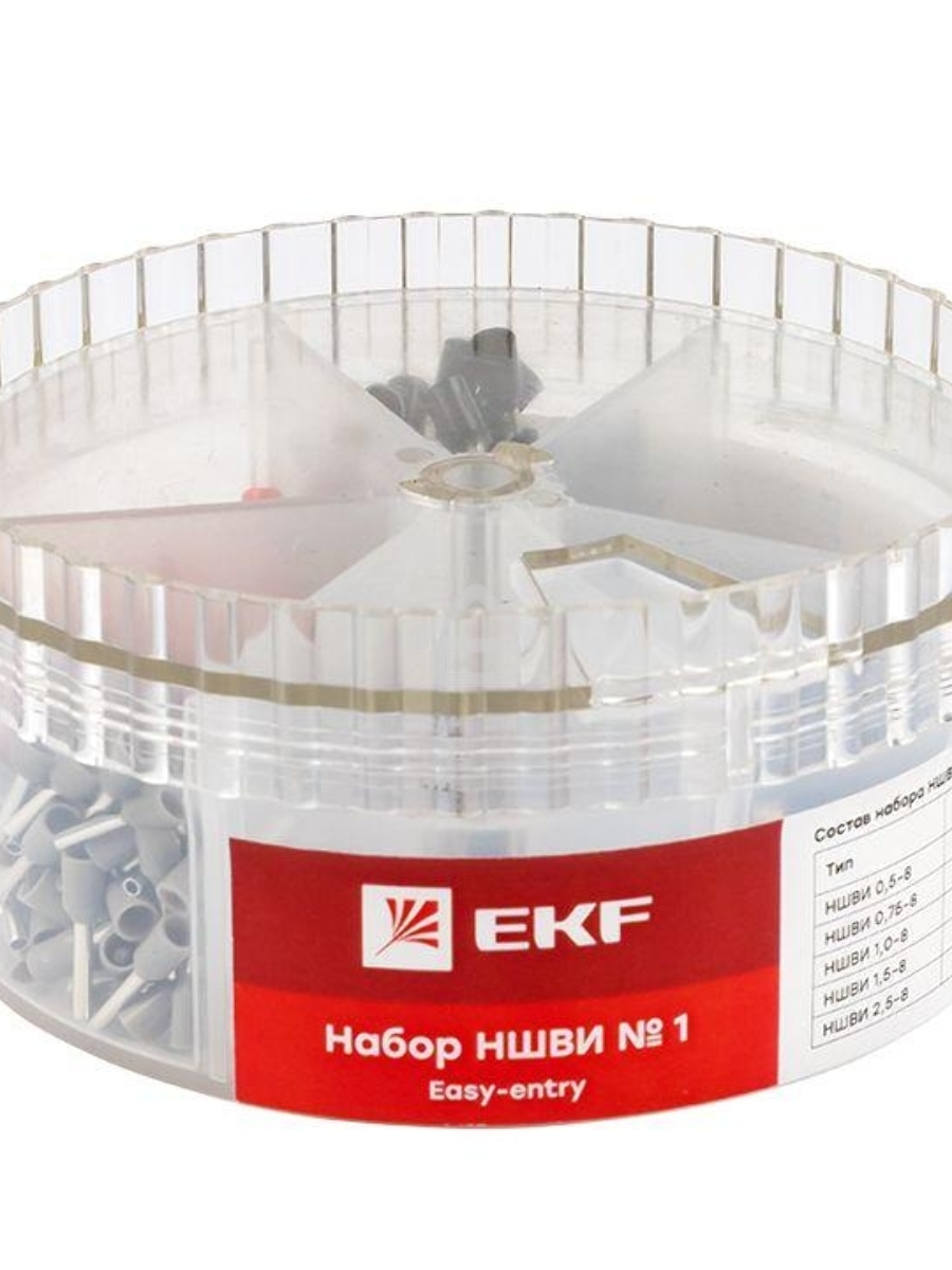 Набор НШВИ №1 (0.5-2.5кв.мм) PROxima EKF nabor-nshvi-1