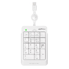 Числовой блок проводной A4Tech Fstyler FK13, USB, белый