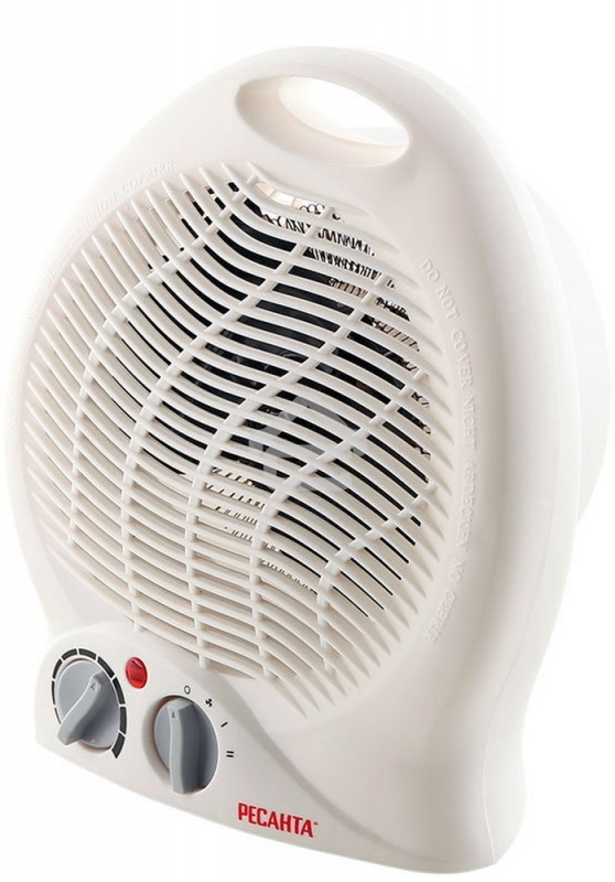 Тепловентилятор Ресанта ТВС-2 [67/2/2] спиральный, /1000/2000 Вт, защита от перегрева