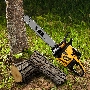 Пила цепная бензиновая DS-5218, шина 45 см, 52см3, 3 л.с., шаг 0,325, паз 1,5 мм, 72 зв Denzel