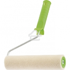 Валик велюр с ручкой Сибртех, 100 мм, ворс 5 мм, D 36 мм, D ручки - 6 мм