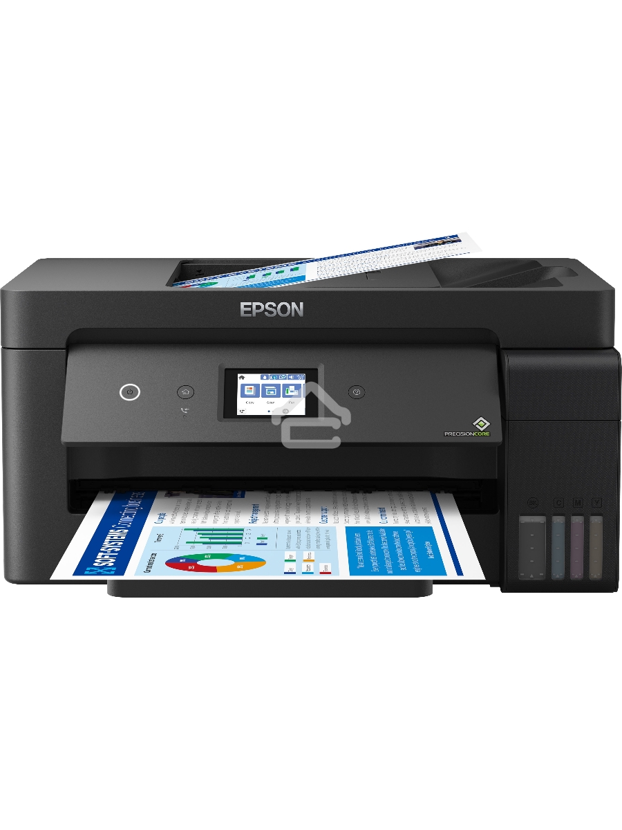 МФУ струйный EPSON L14150 (C11CH96502) 001 INK, A3, цветной, печ. до 38/24 стр/мин. (ч/б/цв.), 4800x1200 dpi (печ.), 2400x1200 dpi (скан.), USB, RJ-45, Wi-Fi