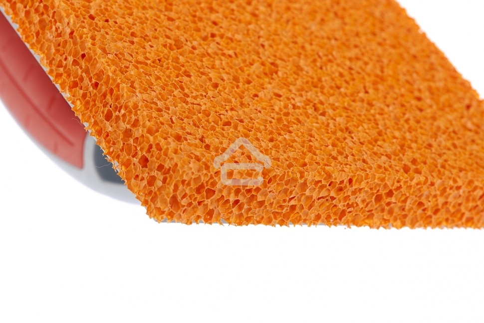 Терка пластмассовая Matrix, гидрорезиновое покрытие 18 мм, 270x130 мм, двухкомпонентная ручка