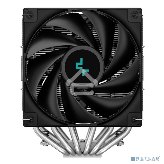 Кулер для процессора DEEPCOOL AG620 черный, 120 мм, алюминий/медь, 1850 об/мин, 29.4 дБ, 4 pin, 260 Вт, 157 мм