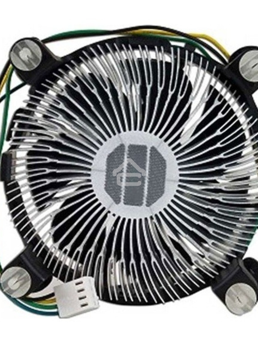 Кулер Intel E97379серебристый/черный 90мм алюминий 2500rpm 27db 4-pin 73W 58мм