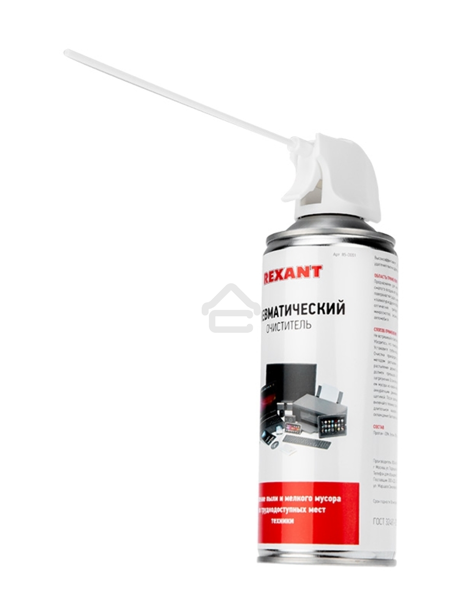 Сжатый воздух (пневматический очиститель) DUST OFF, Rexant, 400 мл, аэрозоль
