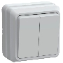 Выключатель Iek EVO20-K01-10-DC ВС20-2-0-ОБ 2кл 10А откр.уст. ОКТАВА (белый)