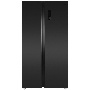 Холодильник Maunfeld MFF177NFSB черный глянц. инвертер двухкамерный Side by Side 263/170л морозилка сбоку