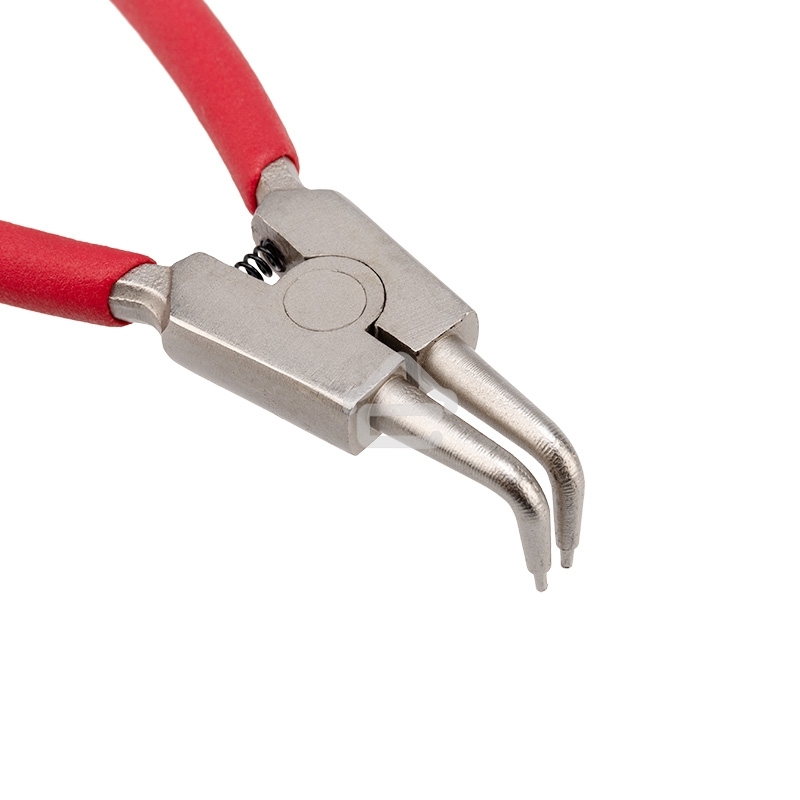 Щипцы для стопорных колец Rexant разжим загнутый 160 мм, обливные рукоятки