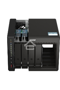 Сетевое хранилище SMB QNAP TS-453E-8G NAS, 4-tray w/o HDD. 2xHDMI-port. 4-core Celeron J6412 2-2.6 GHz, 8GB DDR,  2x2.5Gb LAN, 2 x M.2 2280 PCIe Gen 3 x2, 2x USB 3.2 Gen 2 (10Gbps) Port, 2x USB 2.0 port