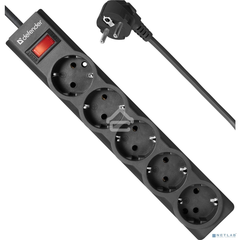 Сетевой фильтр Defender 3M ES LARGO 5OUTL.