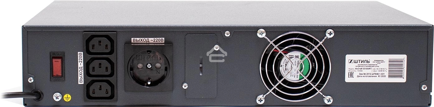Стабилизатор напряжения ШТИЛЬ 1500 ВА; инверторный; вх 90-310В; вых 216/224В; универсальное