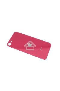 Задняя крышка (стекло) в сборе со стеклом камеры для Apple iPhone SE2, iPhone SE3 красная