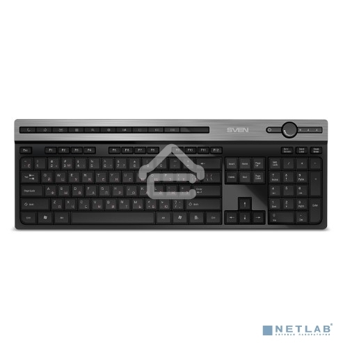 Клавиатура беспроводная SVEN KB-E5500W USB черный