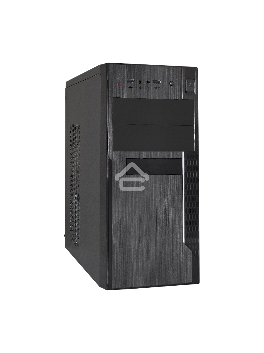 Компьютерный корпус Minitower ExeGate MA-373X (mATX, без БП, 2*USB, аудио, черный)