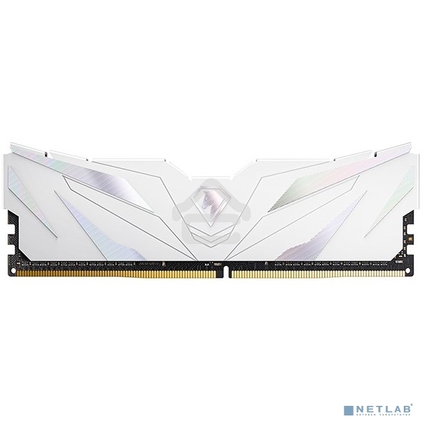 Оперативная память NETAC, DDR4, 16GB (1x16GB), 3200MHz, CL16, DIMM, с радиатором, белый