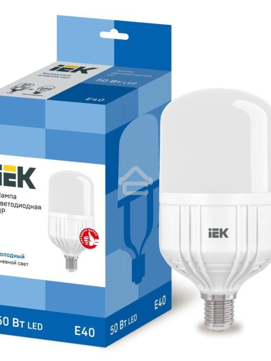 Лампа Iek LLE-HP-50-230-65-E40 светодиодная HP 50Вт 230В 6500К E40 IEK