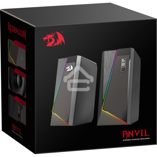 Акустическая система 2.0 Defender ANVIL REDRAGON