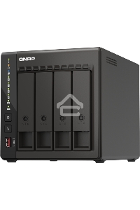 Сетевое хранилище SMB QNAP TS-453E-8G NAS, 4-tray w/o HDD. 2xHDMI-port. 4-core Celeron J6412 2-2.6 GHz, 8GB DDR,  2x2.5Gb LAN, 2 x M.2 2280 PCIe Gen 3 x2, 2x USB 3.2 Gen 2 (10Gbps) Port, 2x USB 2.0 port